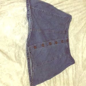 Denim skirt